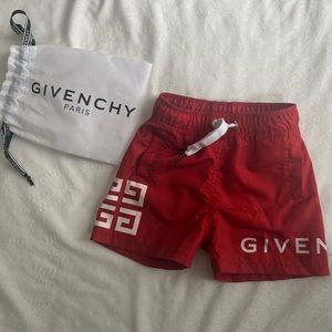 Boys Givenchy swim trunks size 12 months